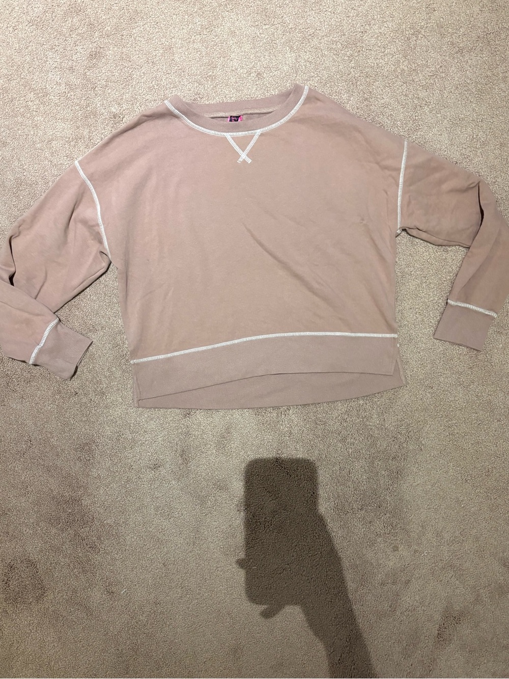 La senza brown crewneck sweater size small